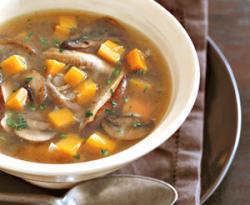 Гъбена супа с бекон