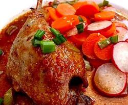 Пиле със сос