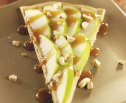 Пица с ябълки и карамел