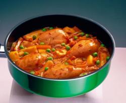 Пиле с грах