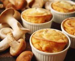 Суфле от гъби и спанак