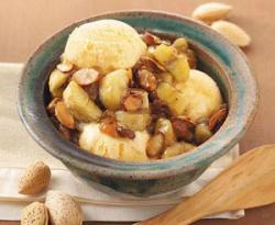 Бананова мелба с ром