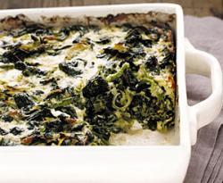 Спанак с кисело мляко