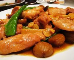 Пилешко с кестени