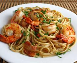 Спагети със скариди