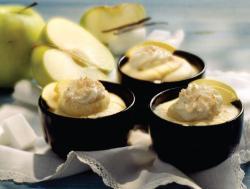 Кисело мляко с ябълки